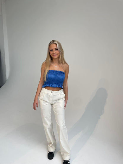 Viva canvas trousers – off white