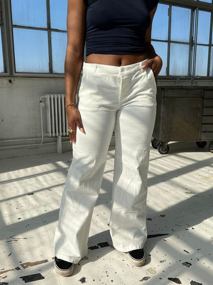 Didde corduroy pants - White