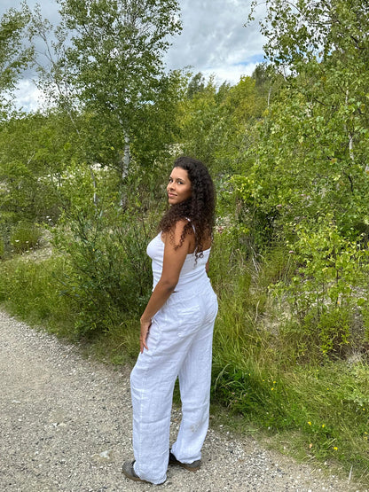 Maluca linen pants - white