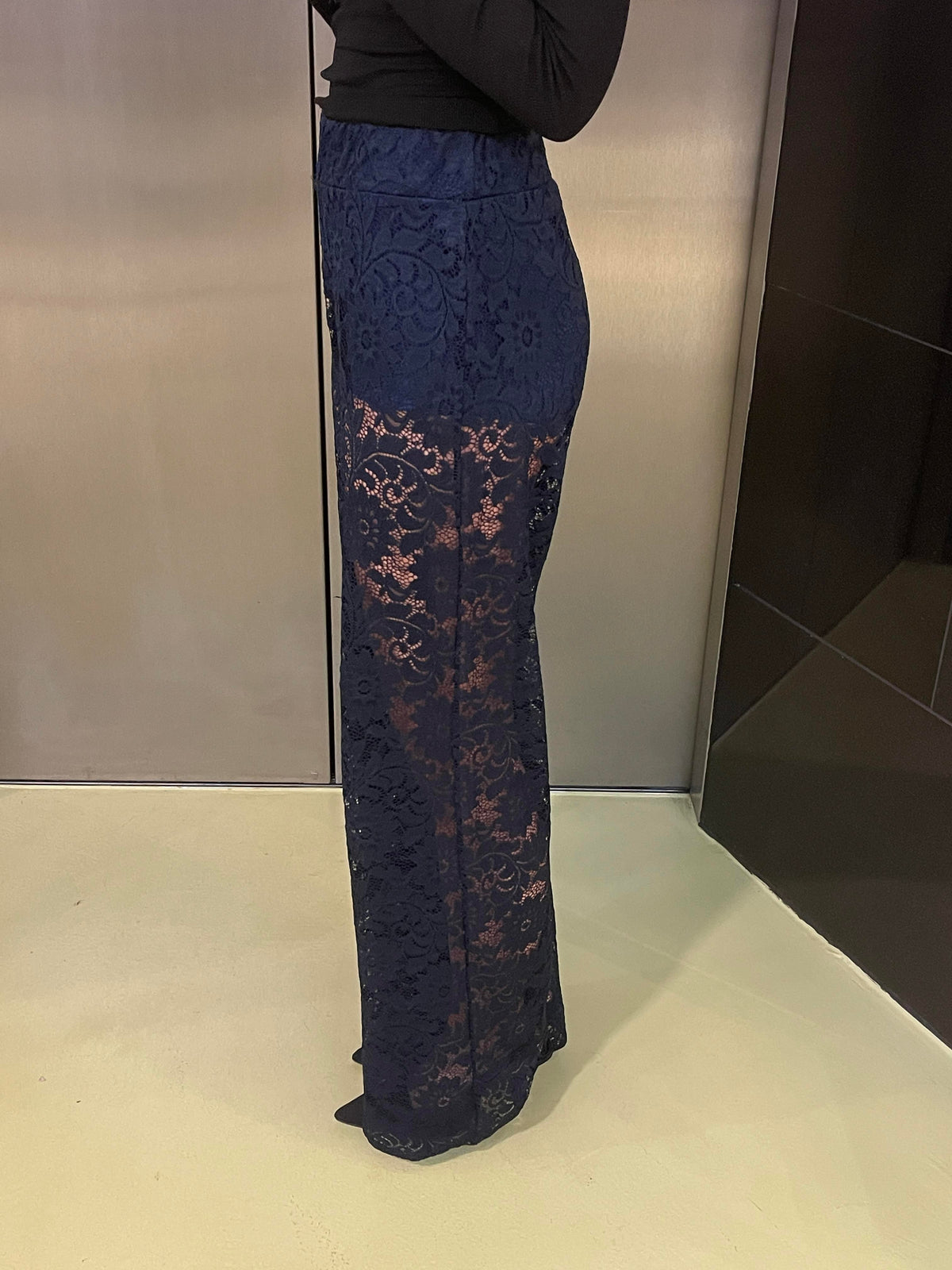 Marla lace pants - Navy