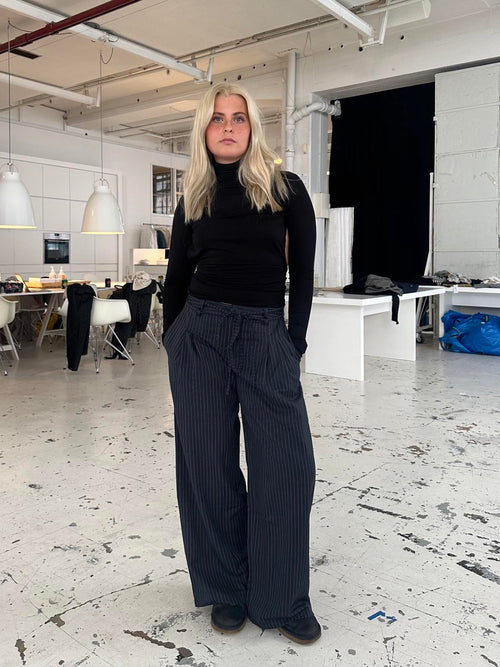 Atoniette pants with drawstring - Navy