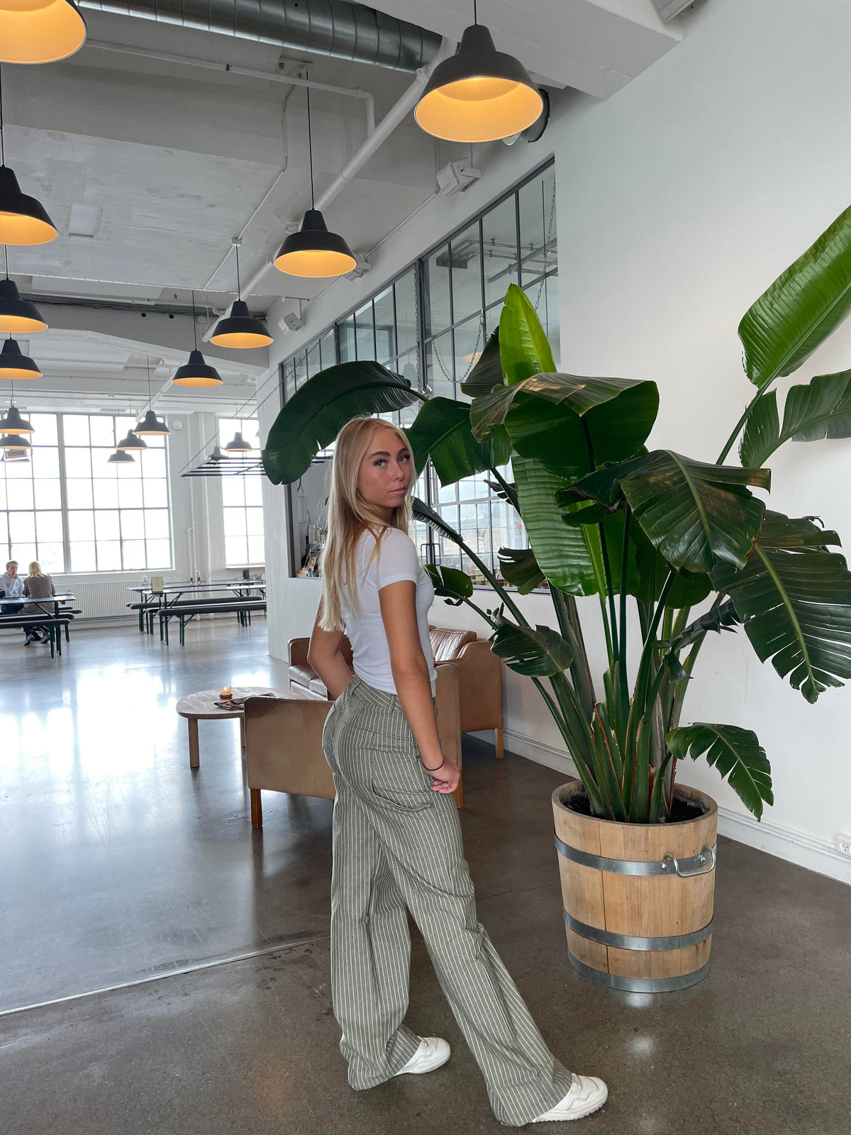 Statement pants - Khaki