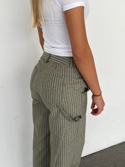 Statement pants - Khaki