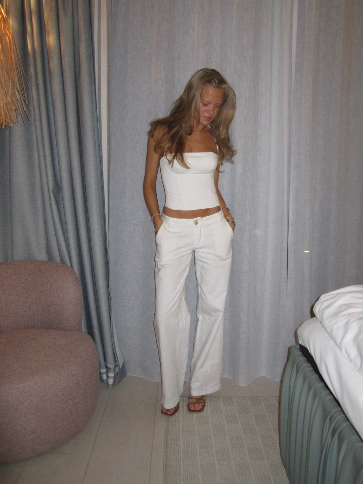 Uma suit pants - White