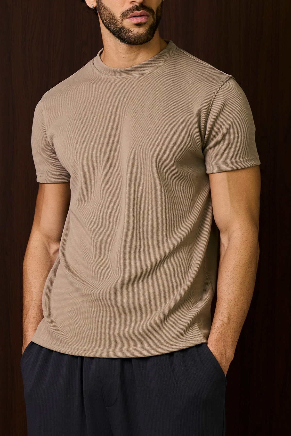 Saints T-Shirt – Taupe