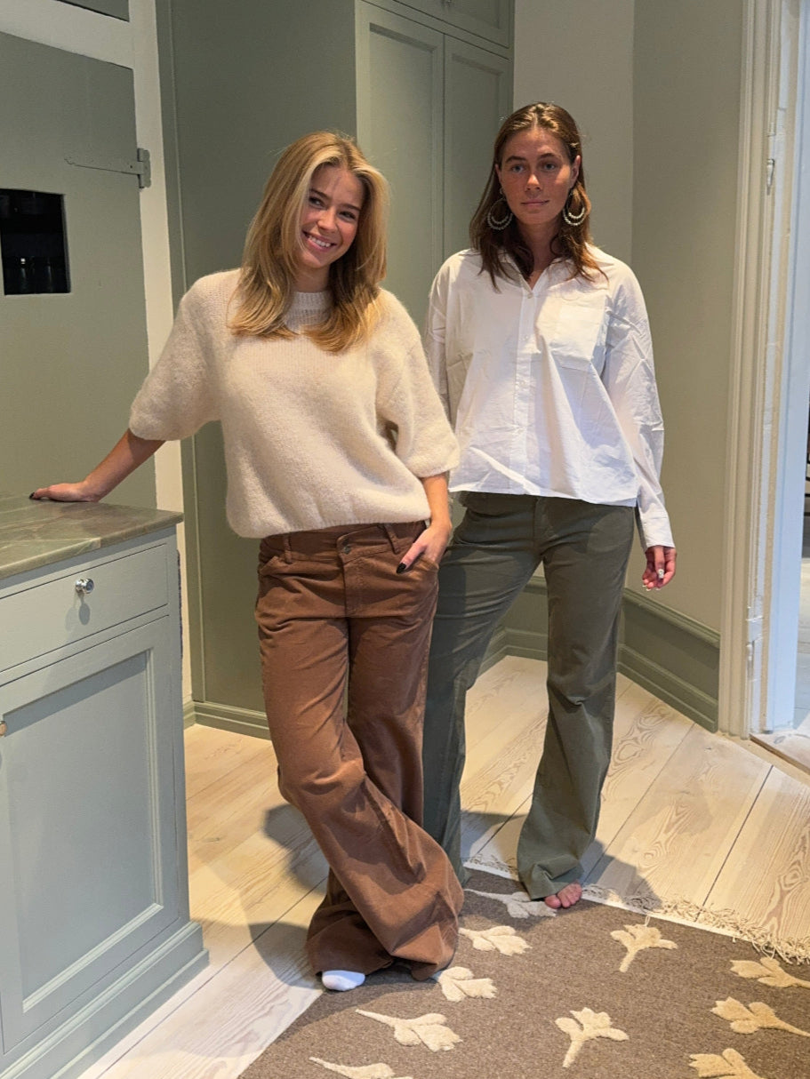 Karla corduroy pants - Khaki green
