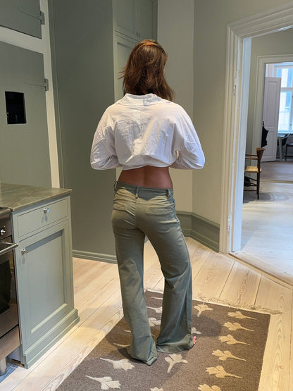 Karla corduroy pants - Khaki green