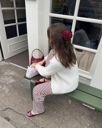Celine striped pants - Red/white