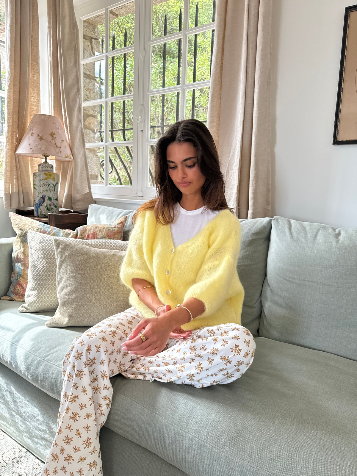 Fannie pants - Yellow flowers