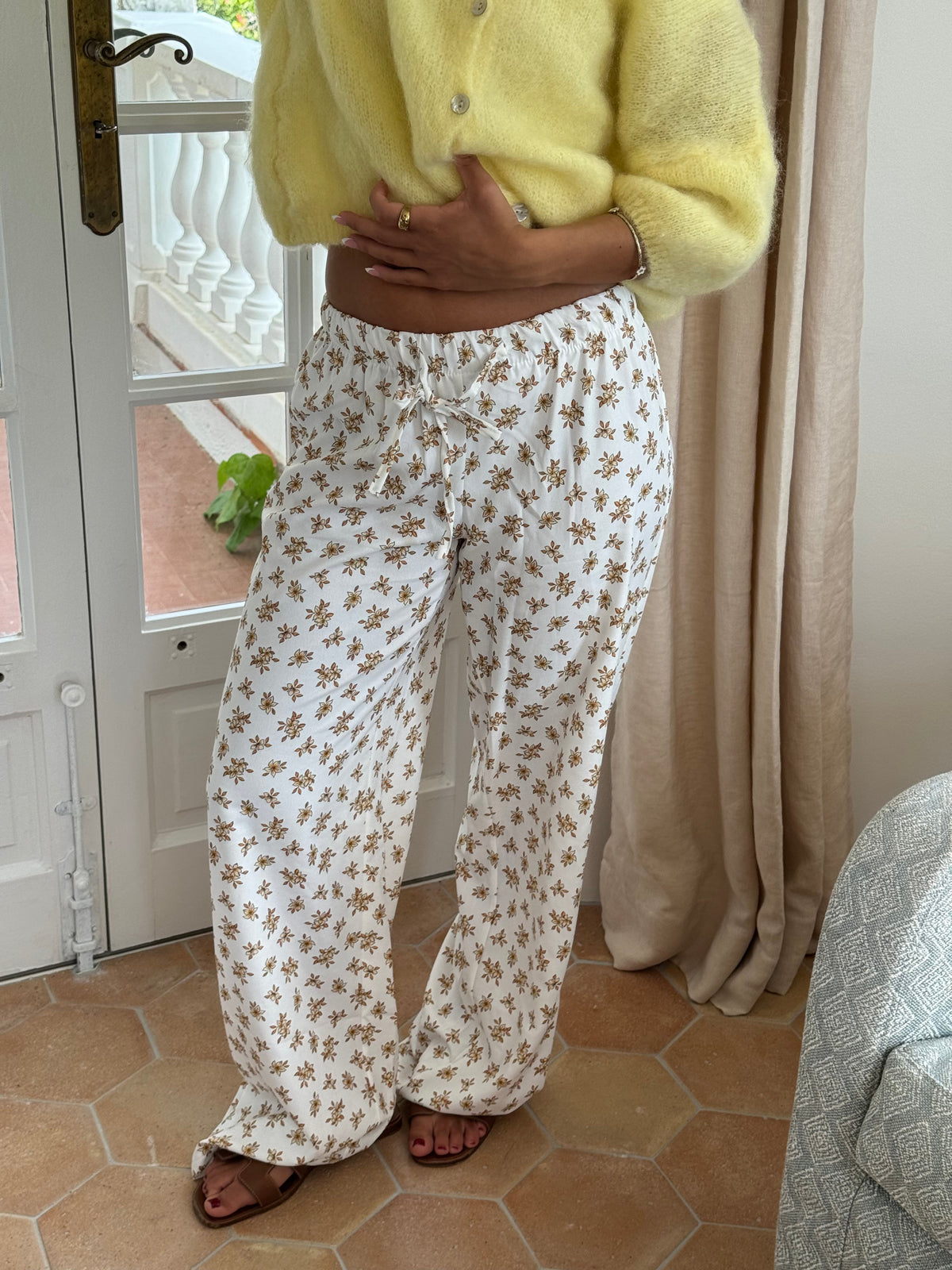 Fannie pants - Yellow flowers