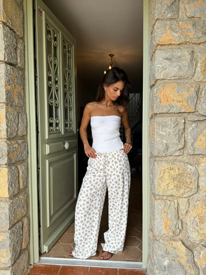 Fannie pants - Yellow flowers