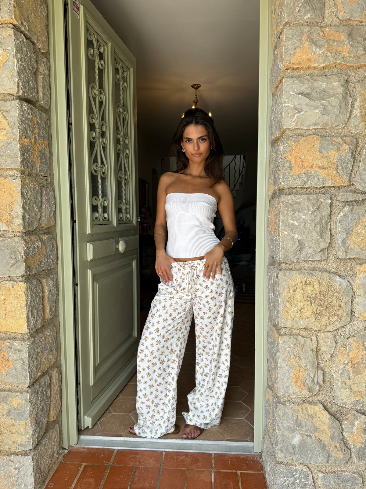 Fannie pants - Yellow flowers