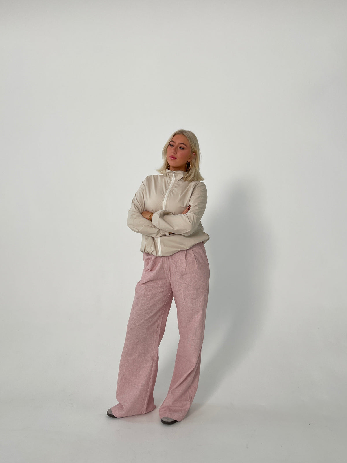 Sadie striped pants - Red/White