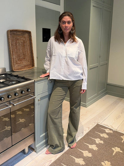 Karla corduroy pants - Khaki green