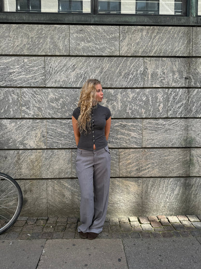Anna Olympia low waisted suit pants - Grey