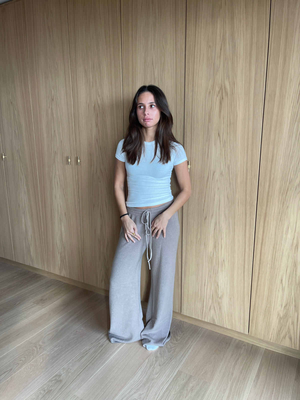 Rilo knitted pants - beige