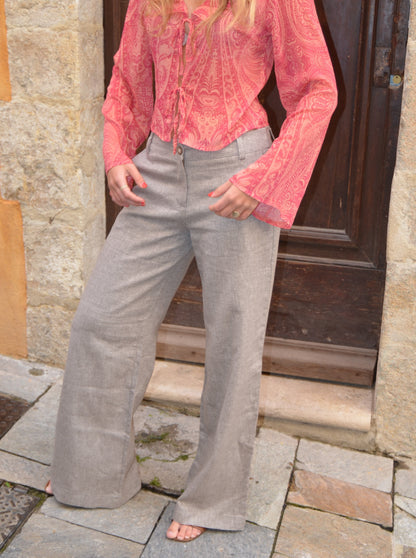 Harper herringbone - Brown/grey