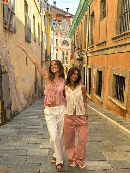 Anouk trousers with tie - Pink
