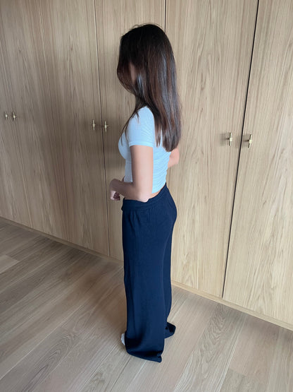 Rilo knitted pants - Navy