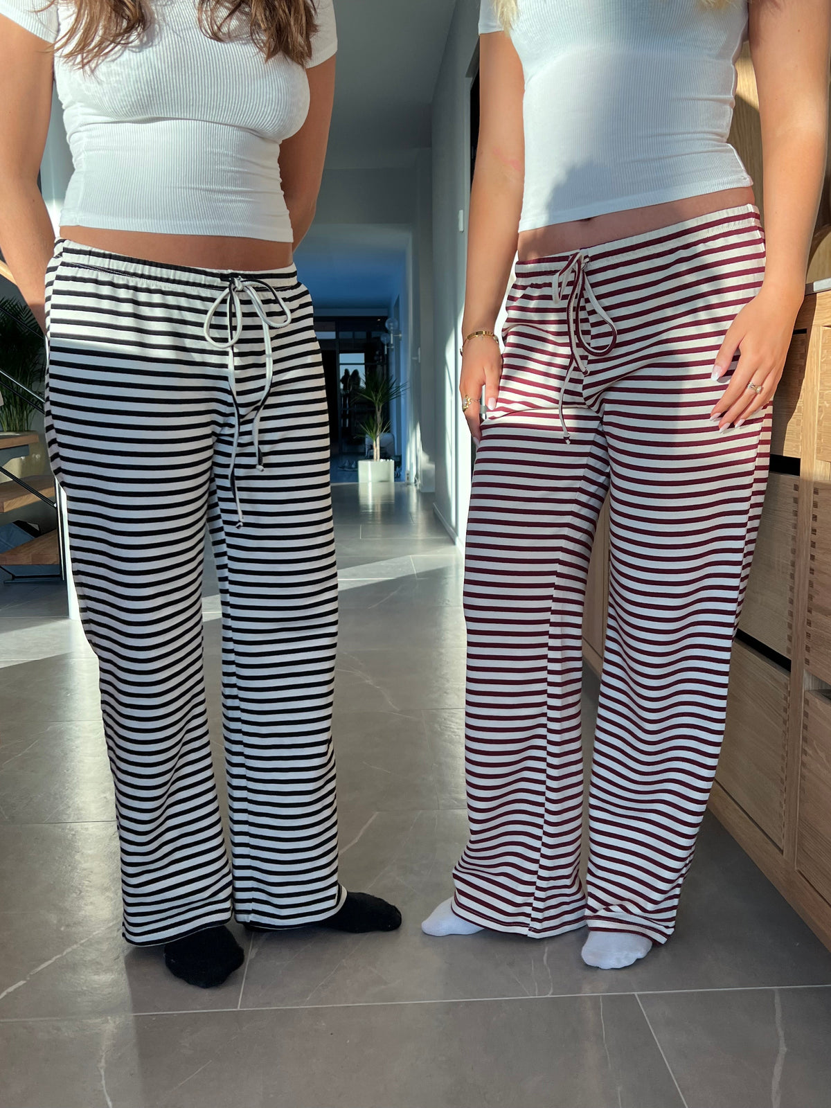 Celine striped pants - Red/white