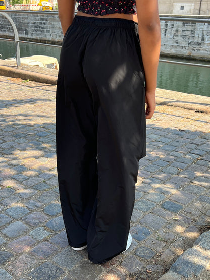Lesley parachute pants - Black