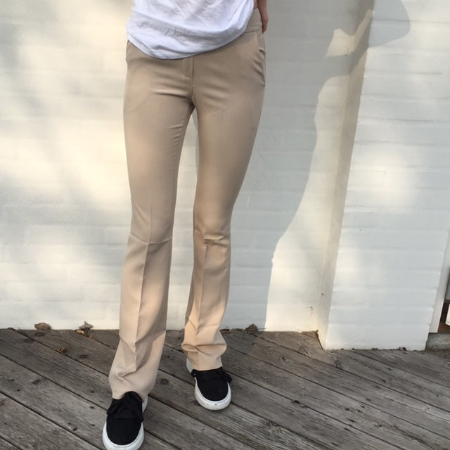 Flare pants with pockets - Light beige