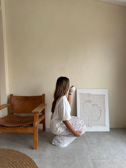 Marla lace pants - White