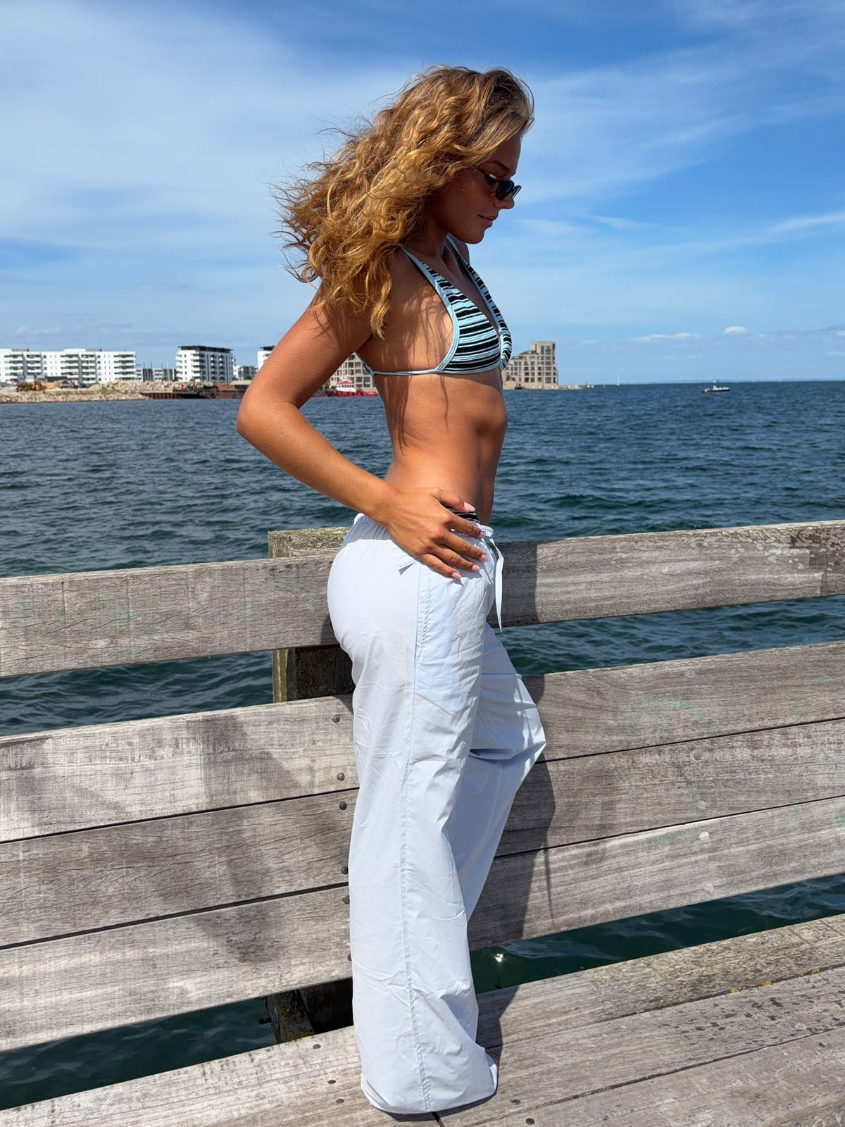 Taja trousers - Light blue