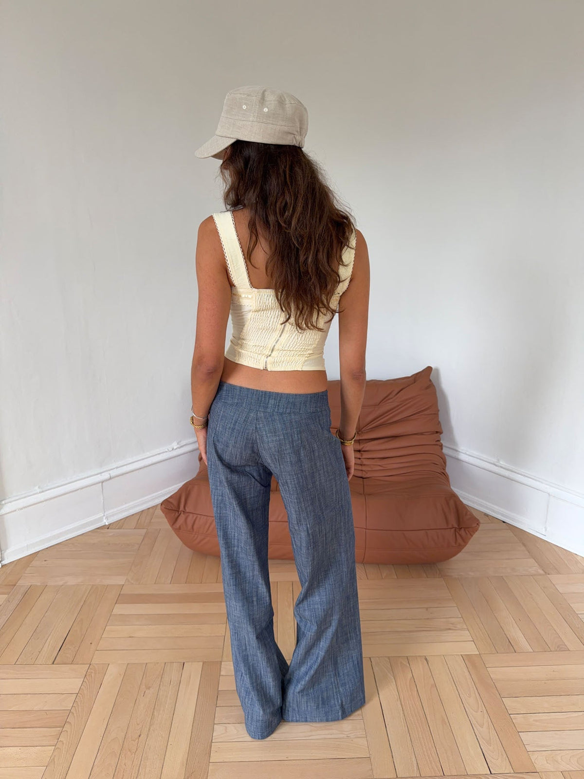 Karol pants with belt - Blue