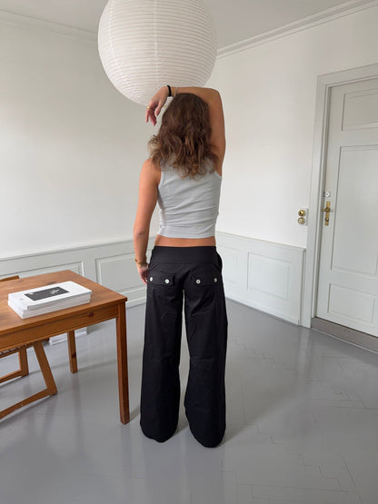 Maxim pants with buttons - Black