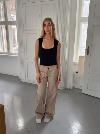 Ama canvas pants - Beige