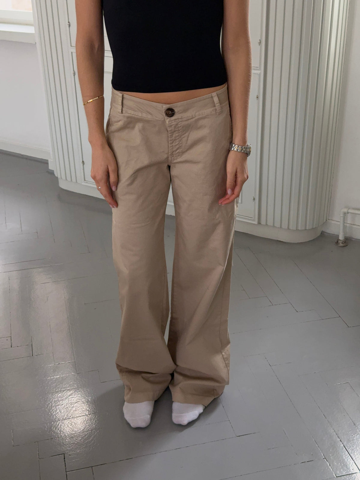 Ama canvas pants - Beige