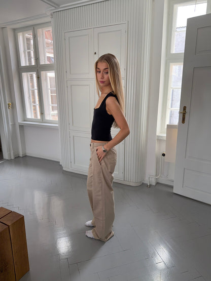 Ama canvas pants - Beige