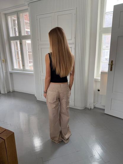 Ama canvas pants - Beige
