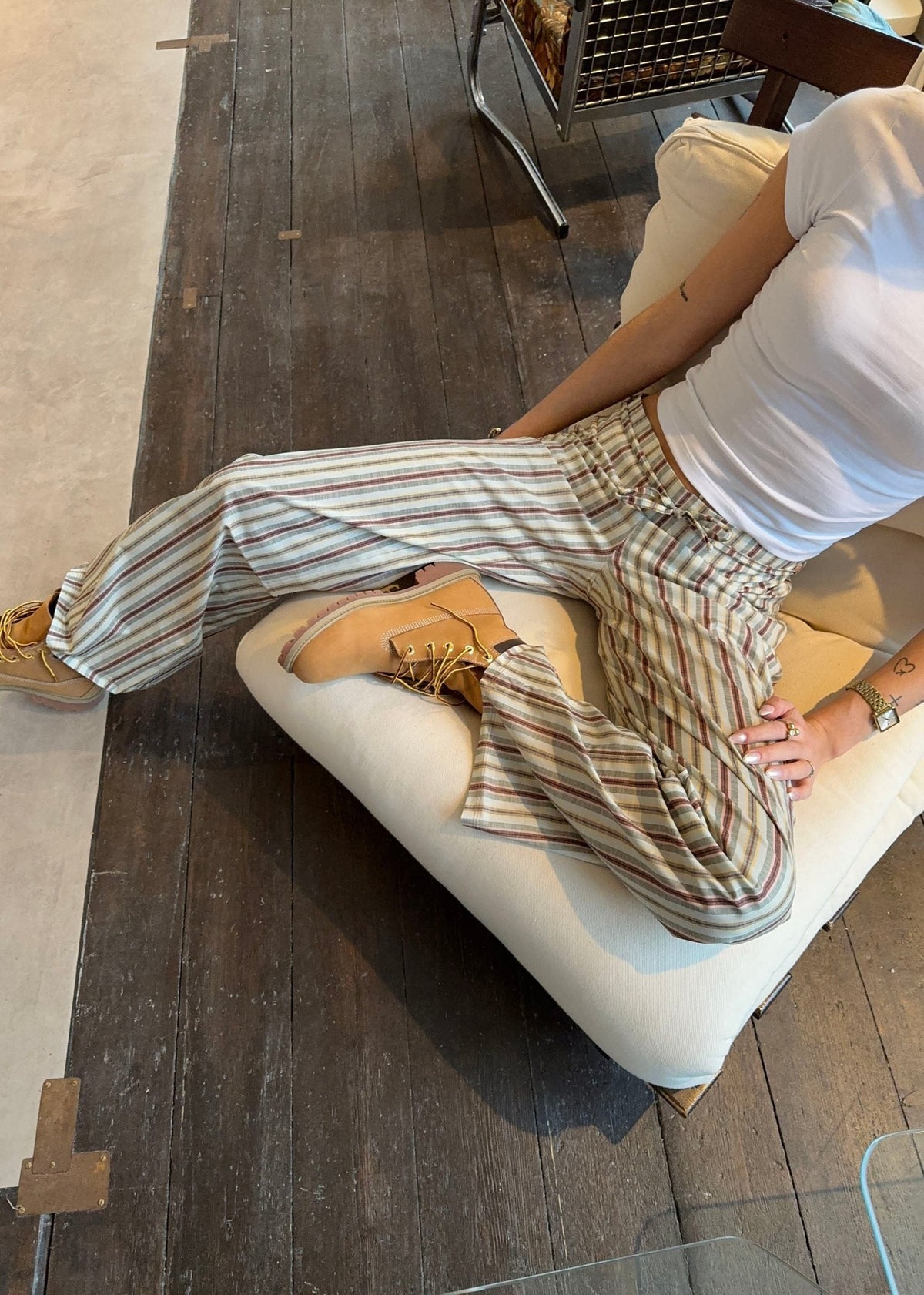 Margotta striped trousers - Multi colored