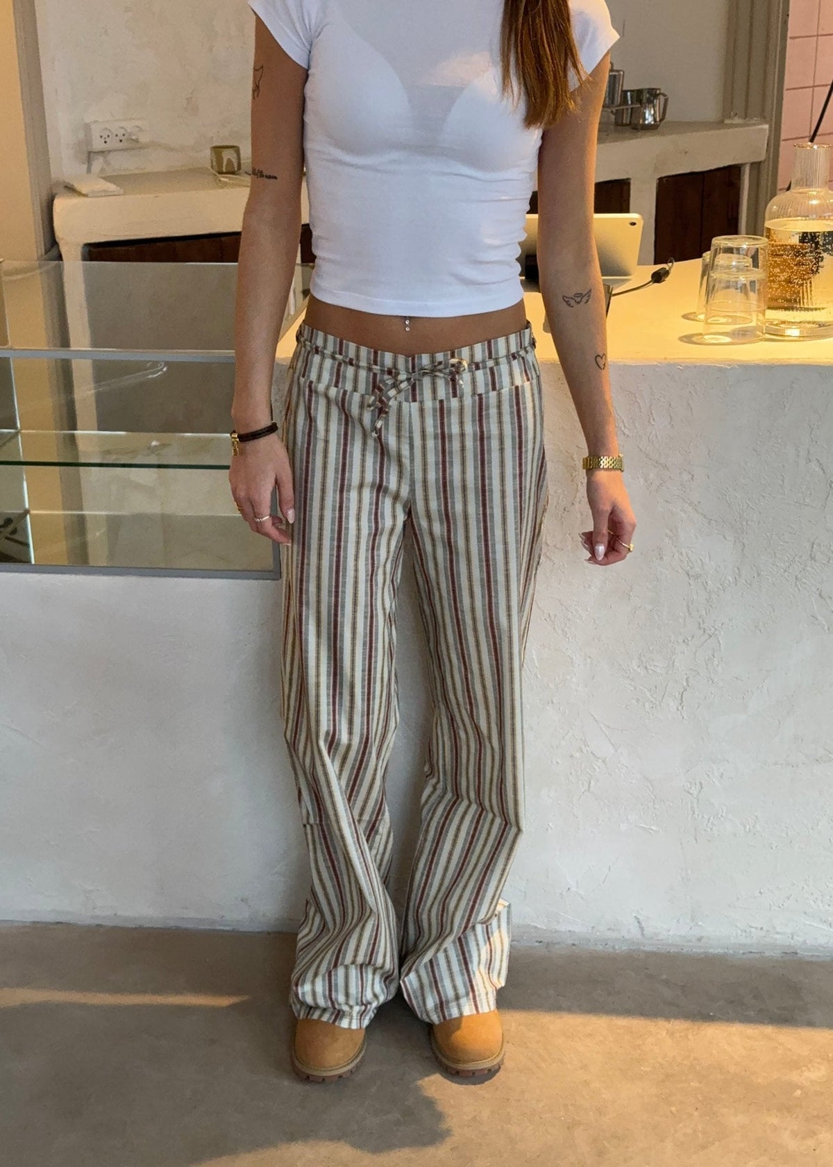 Margotta striped trousers - Multi colored