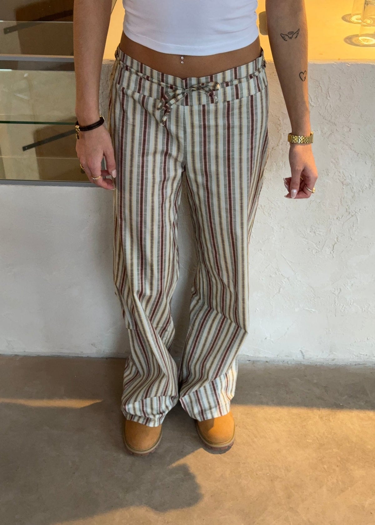 Margotta striped trousers - Multi colored