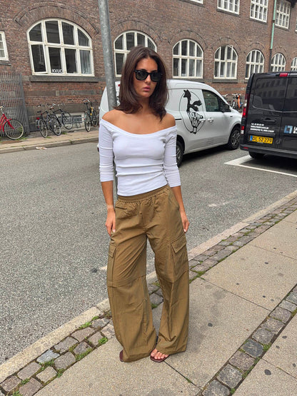 Yassy cargo pants - Light brown