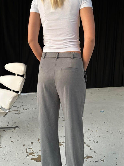 Lisette oversized suit pants - Grey