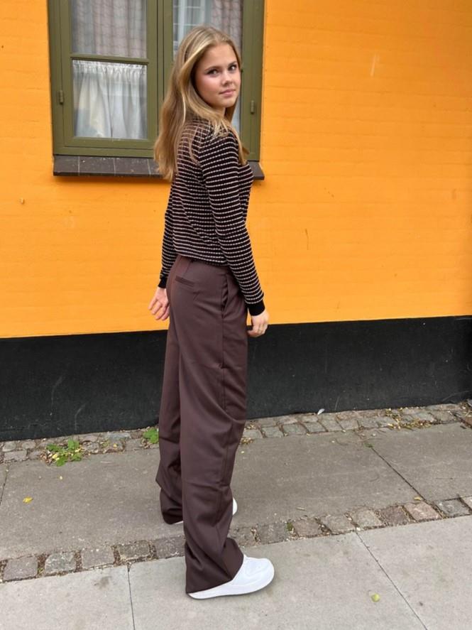 Lisette oversized suit pants - Brown