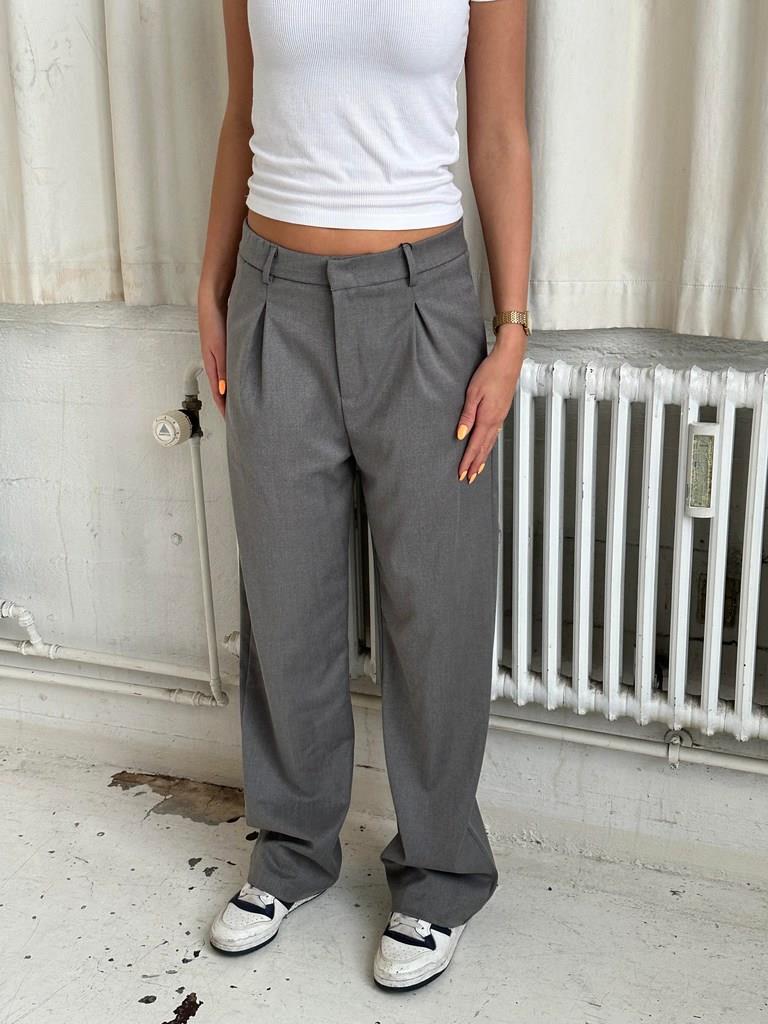 Lisette oversized suit pants - Grey