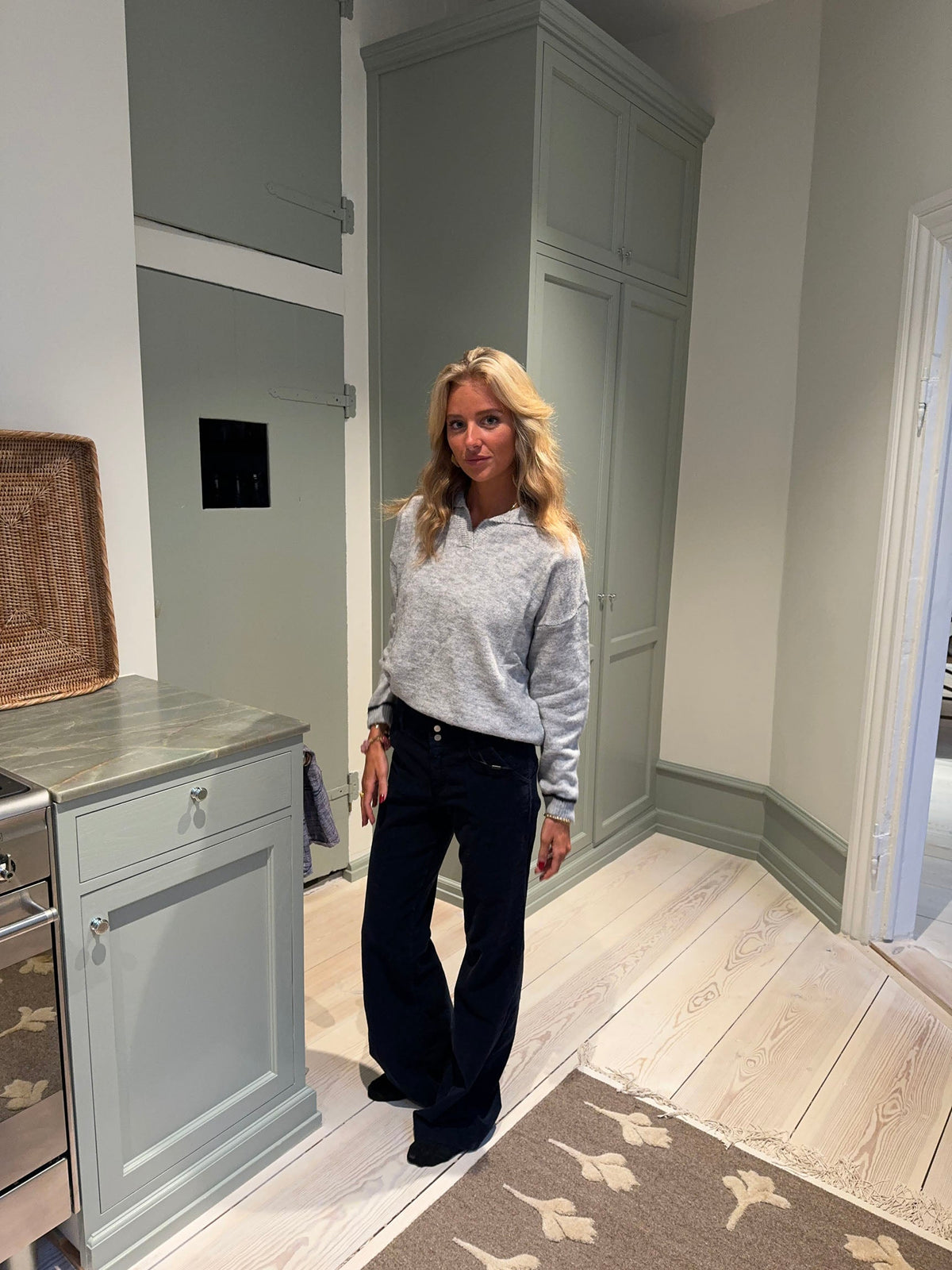 Karla corduroy pants - Navy