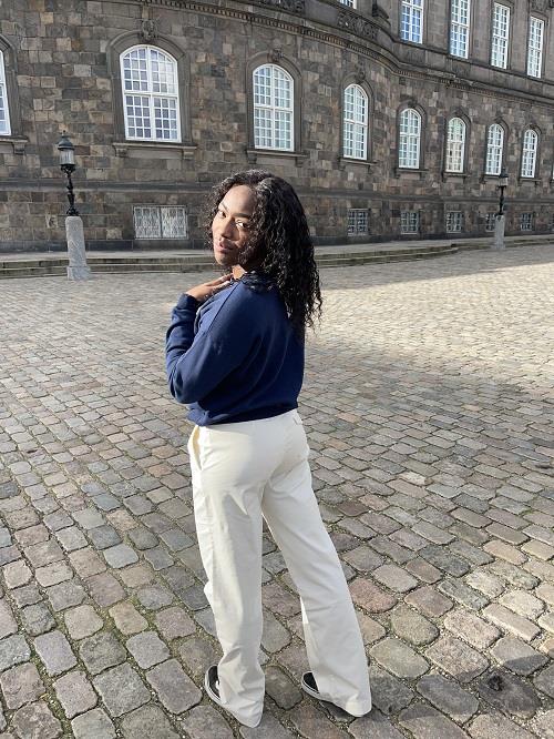 Viva canvas trousers – off white