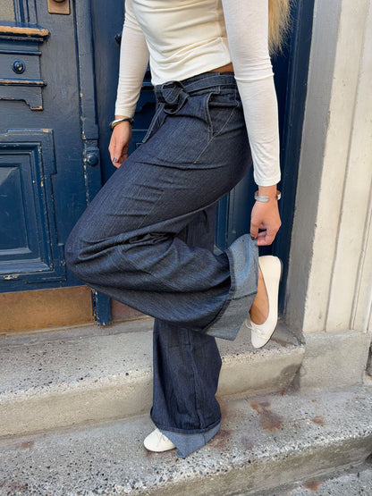 Idana pants with details - Blue