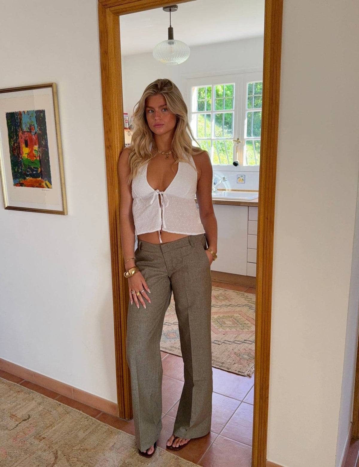 Isotta suit pants – Khaki