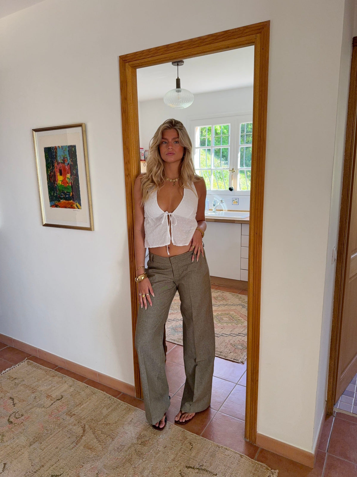 Isotta suit pants – Khaki
