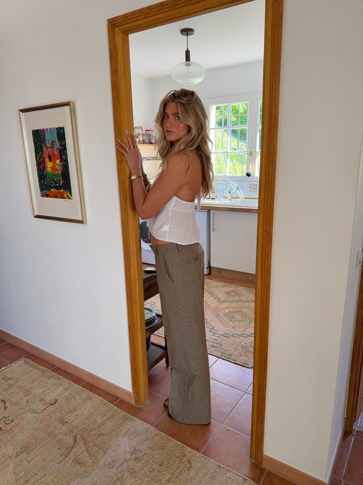 Isotta suit pants – Khaki