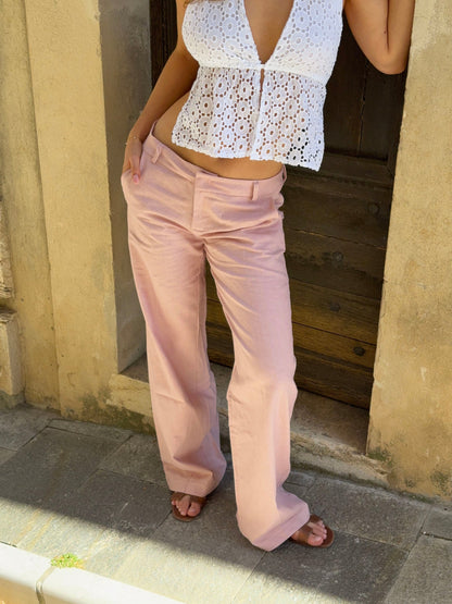 Isotta suit pants – Pink