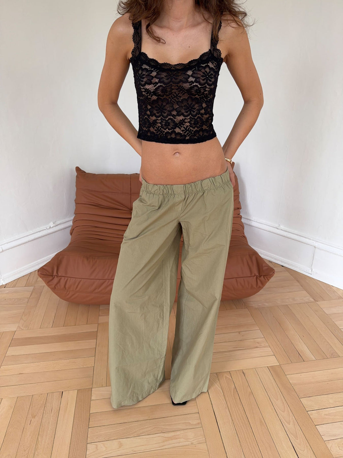Famma loose pants - Light green