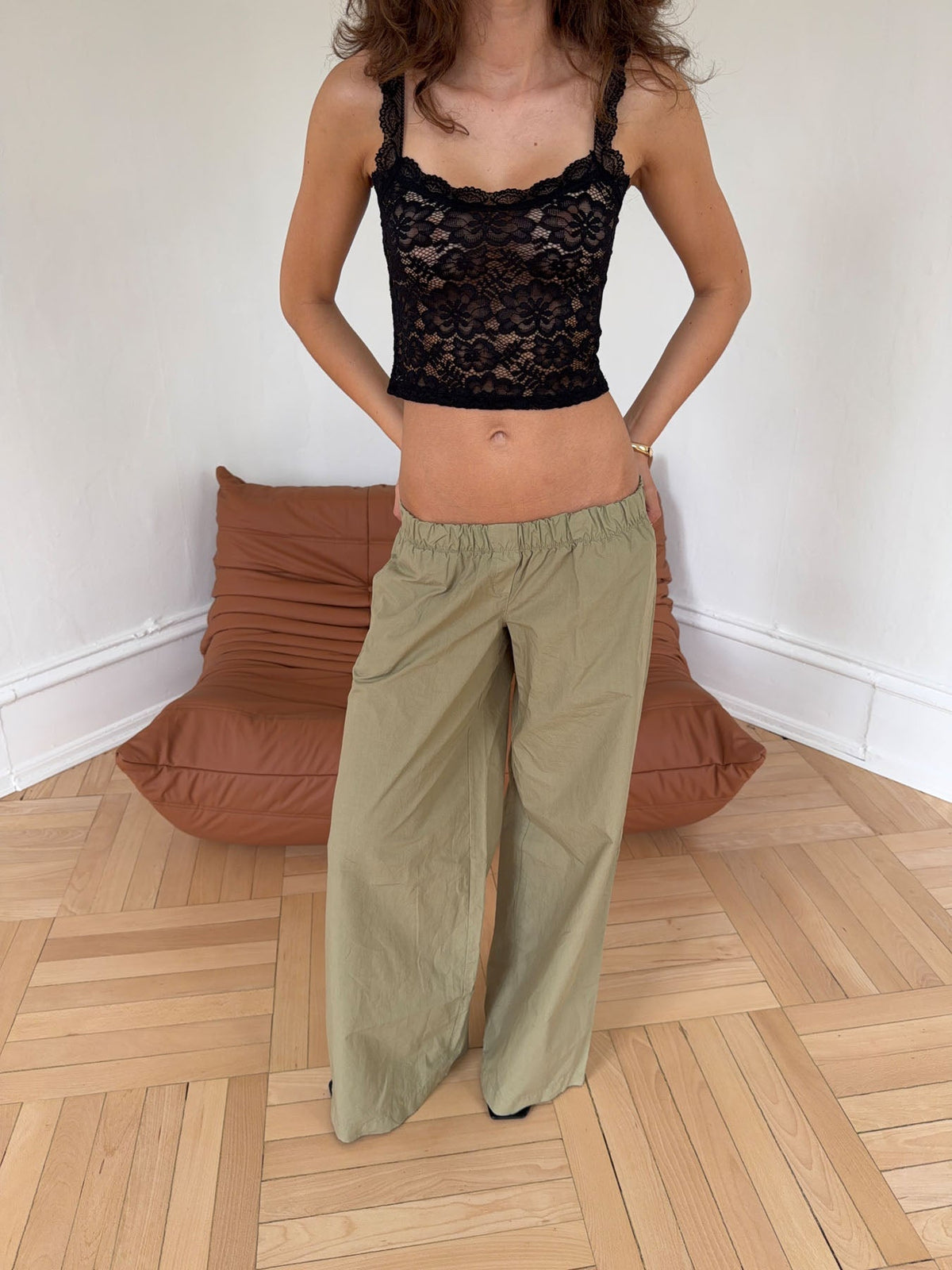 Famma loose pants - Light green